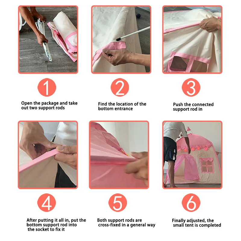 Folding Children Tent Portable Kids Tents Teepee Large Playhouse Children Bed Tent Children Furniture 130X100 X 130cm TB Sale Folding Children Tent Portable Kids Tents Teepee Large Playhouse Children Bed Tent Children Furniture 130X100 X 130cm TB Sale