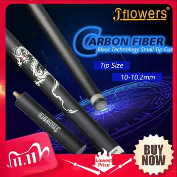 JF J-FLOWERS JSK-105F Snooker One Piece Cue Carbon Fiber Cue 10-10.2mm Professional Carbon Shaft Billar Stick Kit With Extension
JF J-FLOWERS JSK-105F Snooker One Piece Cue Carbon Fiber Cue 10-10.2mm Professional Carbon Shaft Billar Stick Kit With Extension