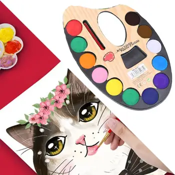 12-Color Watercolor Pressed Powder Solid Paint Multi-Color Pressed Powder Solid Paint 12-Color Watercolor
12-Color Watercolor Pressed Powder Solid Paint Multi-Color Pressed Powder Solid Paint 12-Color Watercolor