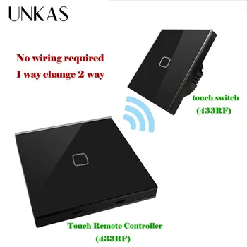 UNKAS EU Standard Touch Switch + Wireless Stick Touch Switch (Touch Remote Controller) Touch Switch Shape Remote Controller
UNKAS EU Standard Touch Switch + Wireless Stick Touch Switch (Touch Remote Controller) Touch Switch Shape Remote Controller