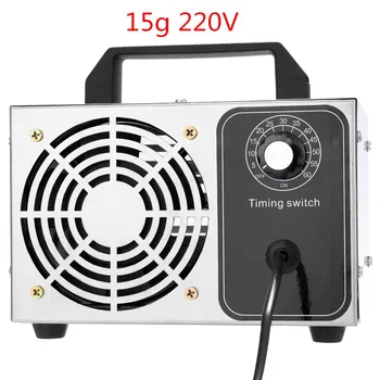 220V Ozone Generator 15g Machine Air Filter Purifier Fan for Home Car Formaldehyde Time Switch Deodorant Disinfection
220V Ozone Generator 15g Machine Air Filter Purifier Fan for Home Car Formaldehyde Time Switch Deodorant Disinfection