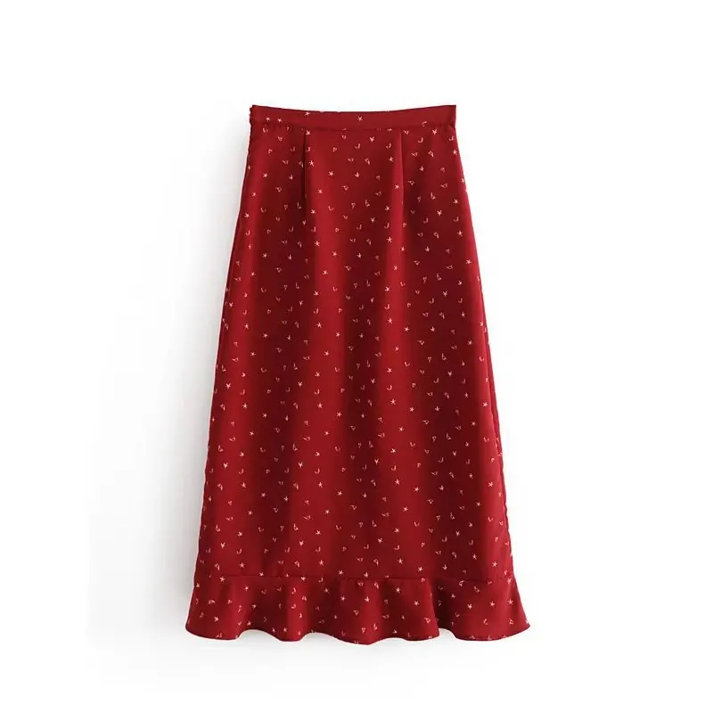 2018 Western Style Spring And Summer WOMEN'S Dress New Style Irregular Medium-length Dress-Style Skirt
2018 Western Style Spring And Summer WOMEN'S Dress New Style Irregular Medium-length Dress-Style Skirt