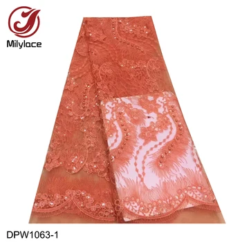 African Lace Fabrics with Sequins and Bead French Tulle Lace Fabric 2019 High Quality Sequins Lace for Nigerian Women DPW1063
African Lace Fabrics with Sequins and Bead French Tulle Lace Fabric 2019 High Quality Sequins Lace for Nigerian Women DPW1063