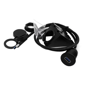 USB 3.0 Male to USB 3.0 Female AUX Flush Mount Car Mount Extension Cable for Car Truck Boat Motorcycle Dashboard Panel -(3 Feet
USB 3.0 Male to USB 3.0 Female AUX Flush Mount Car Mount Extension Cable for Car Truck Boat Motorcycle Dashboard Panel -(3 Feet