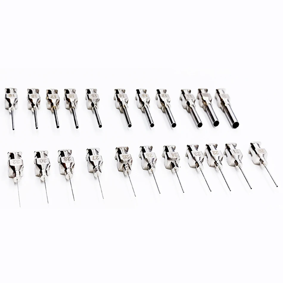 12pcs 1/2 inch 25mm Stainles Steel Dispensing Adhesive Syringe Needle Set Suitable for Large Space Precision Dispensing Equipmen
12pcs 1/2 inch 25mm Stainles Steel Dispensing Adhesive Syringe Needle Set Suitable for Large Space Precision Dispensing Equipmen