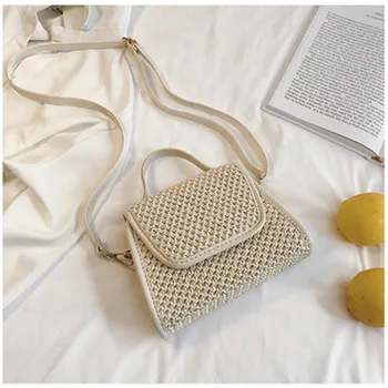 Solid Pattern Straw Crossbody Bags for Women 2020 Handmade Woven Shoulder Messenger Hollow Out Beach Bags Ladies Handbags
Solid Pattern Straw Crossbody Bags for Women 2020 Handmade Woven Shoulder Messenger Hollow Out Beach Bags Ladies Handbags