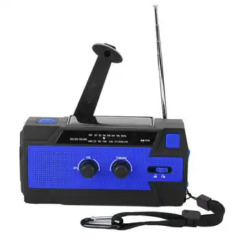 AM/FM/NOAA Portable Raido Solar Power Hand-Cranked Alarm Warner Radio Hand Crank Flashlight Radio IPX3 Waterproof New 
AM/FM/NOAA Portable Raido Solar Power Hand-Cranked Alarm Warner Radio Hand Crank Flashlight Radio IPX3 Waterproof New