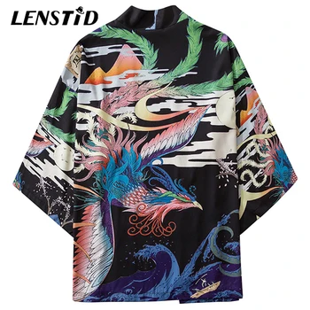 LENSTID Harajuku Rainbow Phoenix Print Japanese Kimono Jacket 2020 Hip Hop Men Japan Streetwear Jackets Summer New Thin Clothing
LENSTID Harajuku Rainbow Phoenix Print Japanese Kimono Jacket 2020 Hip Hop Men Japan Streetwear Jackets Summer New Thin Clothing