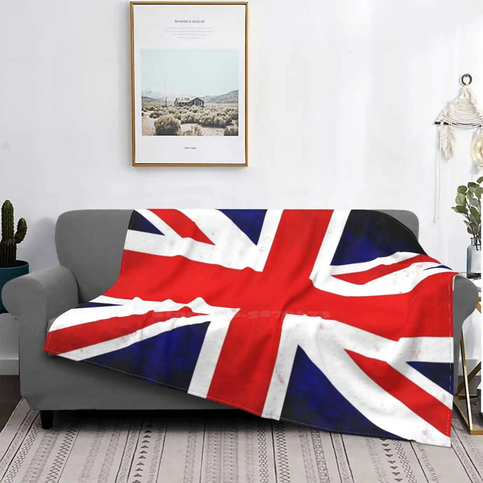 

Union Jack Low Price New Print Novelty Fashion Soft Warm Blanket Union Jack Flag Uk England Britain British United Kingdom