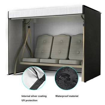 Waterproof 3 Seater Patio Swing Chair Seat Cover Sunscreen Cover 210D Oxford Garden Hammock Protective Cover LAD-sa
Waterproof 3 Seater Patio Swing Chair Seat Cover Sunscreen Cover 210D Oxford Garden Hammock Protective Cover LAD-sa