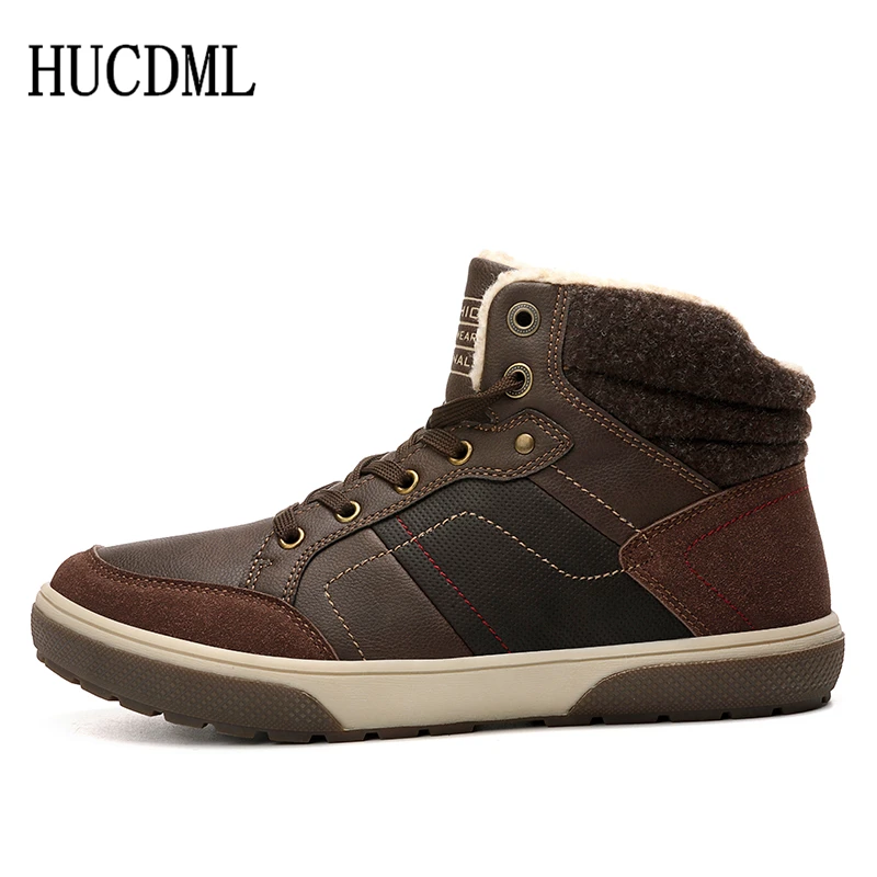 HUCDML 2019 Winter Leather Men's Boots Good Quality Men Comfortable Outdoor Casual Snow Shoes Lace-up Designer Men Sneakers
HUCDML 2019 Winter Leather Men's Boots Good Quality Men Comfortable Outdoor Casual Snow Shoes Lace-up Designer Men Sneakers