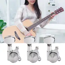 6Pcs/Set Guitar Pegs Fine Workmanship Metal High Stability Instrument Accessories Guitar Tuning Pegs Guitar Pegs
6Pcs/Set Guitar Pegs Fine Workmanship Metal High Stability Instrument Accessories Guitar Tuning Pegs Guitar Pegs