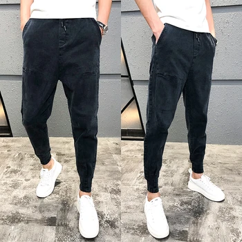 Season Sociology Guy Cowboy Leisure Time Pants Male Haren Pants Self-cultivation Bound Feet Pants Solid Color Ankle Banded Pants
Season Sociology Guy Cowboy Leisure Time Pants Male Haren Pants Self-cultivation Bound Feet Pants Solid Color Ankle Banded Pants