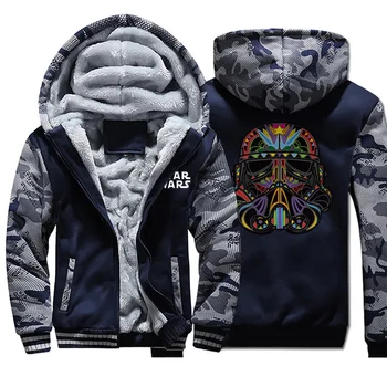 Men Star Wars hoodie camouflage plus velvet fashion print hooded thickening jacket 2020 autumn winter long-sleeved zipper coats
Men Star Wars hoodie camouflage plus velvet fashion print hooded thickening jacket 2020 autumn winter long-sleeved zipper coats