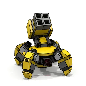 83Pcs MOC Mini Multi-Legged Cannonry Model Small Particle Building Blocks Educational Toy Set For Children - Yellow/Dark Grey
83Pcs MOC Mini Multi-Legged Cannonry Model Small Particle Building Blocks Educational Toy Set For Children - Yellow/Dark Grey