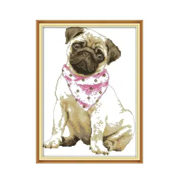 A Dog with A Red Scarf Cross Stitch Patterns Printed Fabric 14ct 11ct Handmade Embroidery Thread Sets DIY Counted Needlework Kit
A Dog with A Red Scarf Cross Stitch Patterns Printed Fabric 14ct 11ct Handmade Embroidery Thread Sets DIY Counted Needlework Kit
