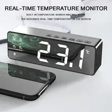LED Wireless Bluetooth-compatible Speaker with Alarm Clock Mirror Phone Holder FM Collection Reminder Function
LED Wireless Bluetooth-compatible Speaker with Alarm Clock Mirror Phone Holder FM Collection Reminder Function