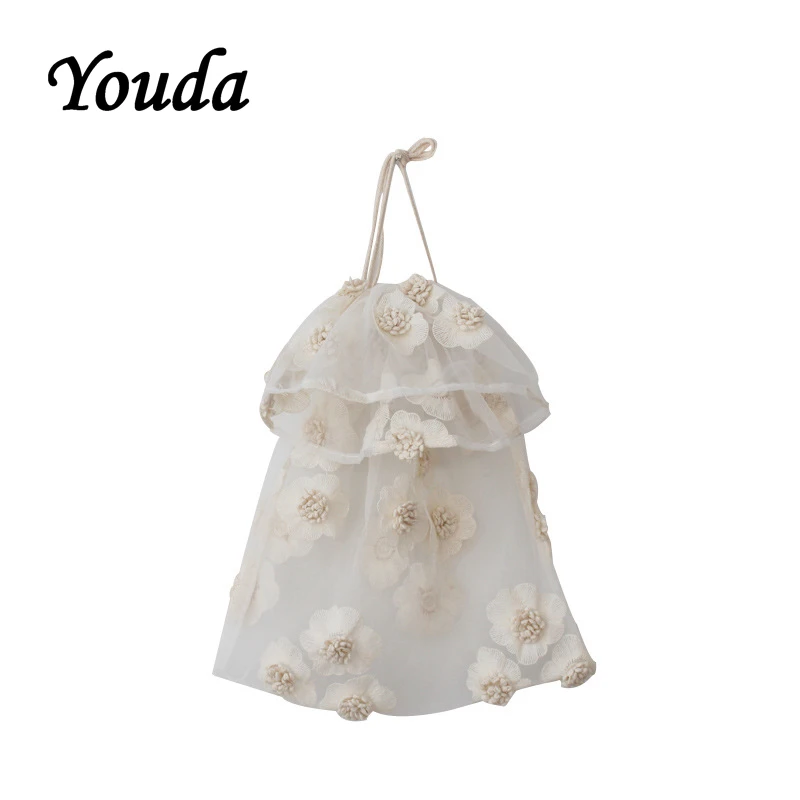 Youda Lace Material Ladies Shoulder Bags Retro Style Flower Embroidery Women's Handbag Large Capacity Portable Shopping Tote
Youda Lace Material Ladies Shoulder Bags Retro Style Flower Embroidery Women's Handbag Large Capacity Portable Shopping Tote