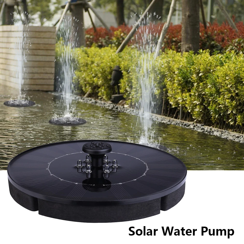 Solar Powered Water Fountain Pump Solar Fountain Bird Bath Water Floating Pond 180L/H 30-60cm Patio Garden Lawn Pool Decor
Solar Powered Water Fountain Pump Solar Fountain Bird Bath Water Floating Pond 180L/H 30-60cm Patio Garden Lawn Pool Decor