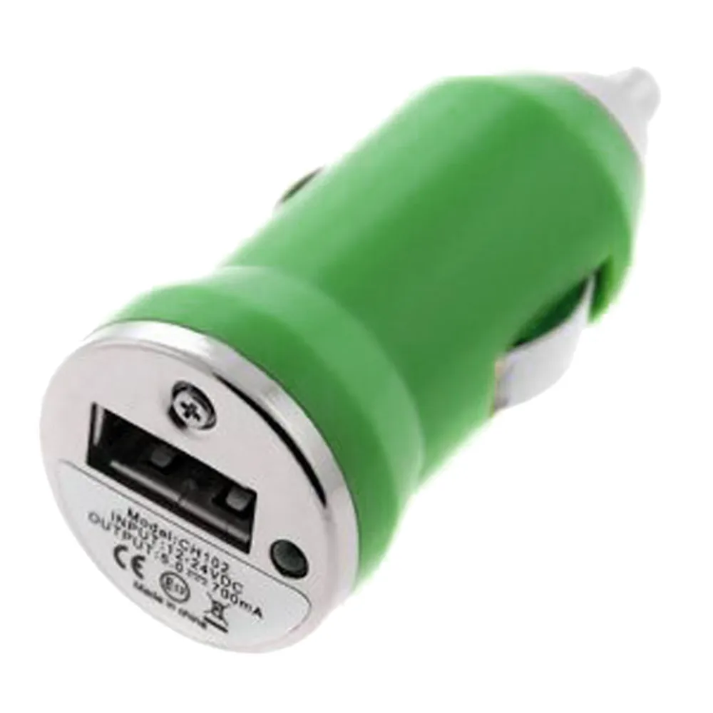 

CARPRIE car changers 2019 NEW hot sale USB CAR CHARGER for iPhone iPod Nano MINI MP4 MP3 PDA green Cars Mobile high quality 9724