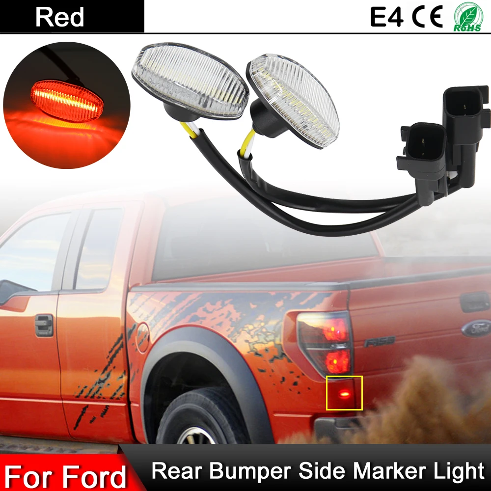 1 пара для Ford F150 SVT Raptor 2010-2014, дымчатые/прозрачные линзы, задний бампер, красный цвет
1 пара для Ford F150 SVT Raptor 2010-2014, дымчатые/прозрачные линзы, задний бампер, красный цвет