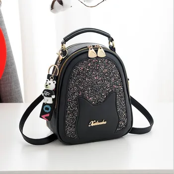 Women's bag 2020 new fashion girl's single shoulder bag Korean version versatile Sequin kitten St udent trend
Women's bag 2020 new fashion girl's single shoulder bag Korean version versatile Sequin kitten St udent trend