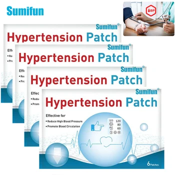 Sumifun-고혈압 패치 24 개, 당뇨병 패치 낮은 혈당 균형 혈당 제어 고혈압