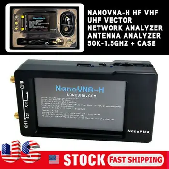 Newest NanoVNA-H HF VHF UHF Vector Network Analyzer Antenna Analyzer 50K-1.5GHz & Case Analysis Instruments
Newest NanoVNA-H HF VHF UHF Vector Network Analyzer Antenna Analyzer 50K-1.5GHz & Case Analysis Instruments