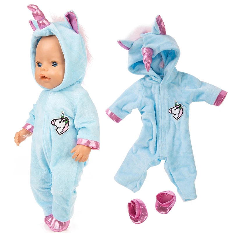 Fit 18 inch 43cm Born Baby Doll Clothes Red Pink and Blue Color Unicorn Doll Clothes Accessories For Baby Festival Birthday Gift
Fit 18 inch 43cm Born Baby Doll Clothes Red Pink and Blue Color Unicorn Doll Clothes Accessories For Baby Festival Birthday Gift