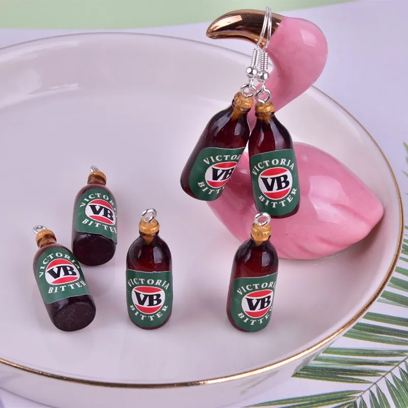 10pcs/pack 3D VB Beer Bottle Resin Charms Earring Keychain Jewlery Findings Phone Case DIY Beer Earring 10*32mm
10pcs/pack 3D VB Beer Bottle Resin Charms Earring Keychain Jewlery Findings Phone Case DIY Beer Earring 10*32mm