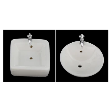 2 Lot 1/12 Mini Round And Square Wash Basin Simulation For Dollhouse Scenery
2 Lot 1/12 Mini Round And Square Wash Basin Simulation For Dollhouse Scenery