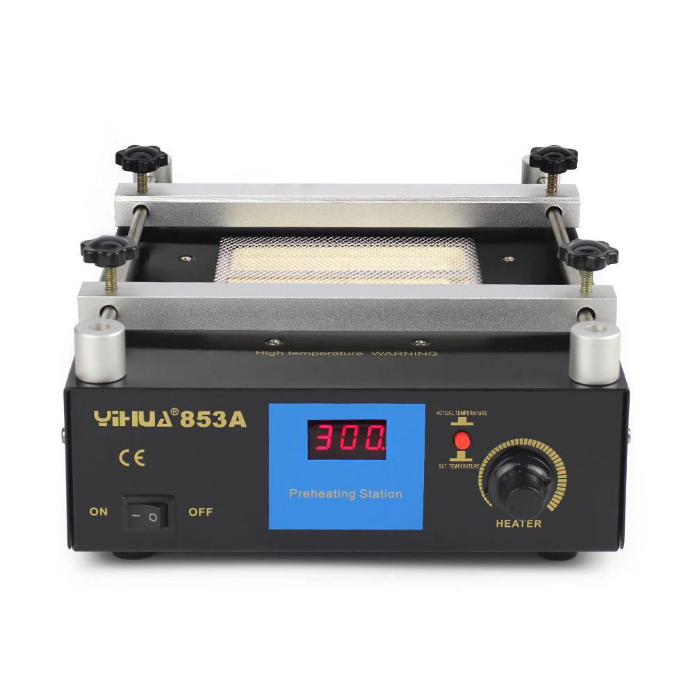 YIHUA 853A BGA rework station Digital Display Preheating Station Anti Static Constant Temperature
YIHUA 853A BGA rework station Digital Display Preheating Station Anti Static Constant Temperature