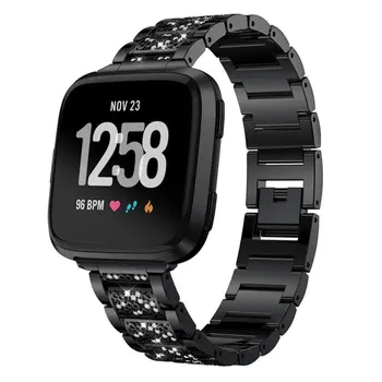 Women Metal Bracelet Replacement Wristband Smartwatch Strap Compatible With For Fitit Versa Band
Women Metal Bracelet Replacement Wristband Smartwatch Strap Compatible With For Fitit Versa Band