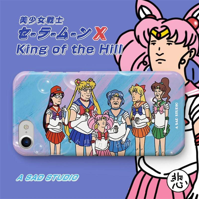 Anime Sailor Moon Cartoon Sad Expression Printed Phone Case Mobile Phone Cover for IPhone Cosplay Props Girls Halloween Gifts
Anime Sailor Moon Cartoon Sad Expression Printed Phone Case Mobile Phone Cover for IPhone Cosplay Props Girls Halloween Gifts