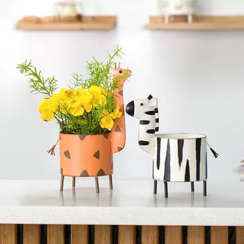 Creative Nordic Metal Iron Cute Animal Flower Pot Flower Holder Home Living Room American Decorations
Creative Nordic Metal Iron Cute Animal Flower Pot Flower Holder Home Living Room American Decorations