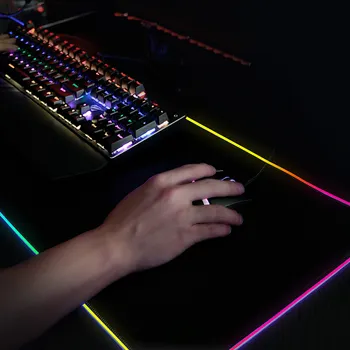 Vococal USB Wired LED RGB Colorful Lighting Gaming Mousepad Mouse Pad Non-Slip Laptop Computer Mice Mat 300 x 800 x 3mm
Vococal USB Wired LED RGB Colorful Lighting Gaming Mousepad Mouse Pad Non-Slip Laptop Computer Mice Mat 300 x 800 x 3mm