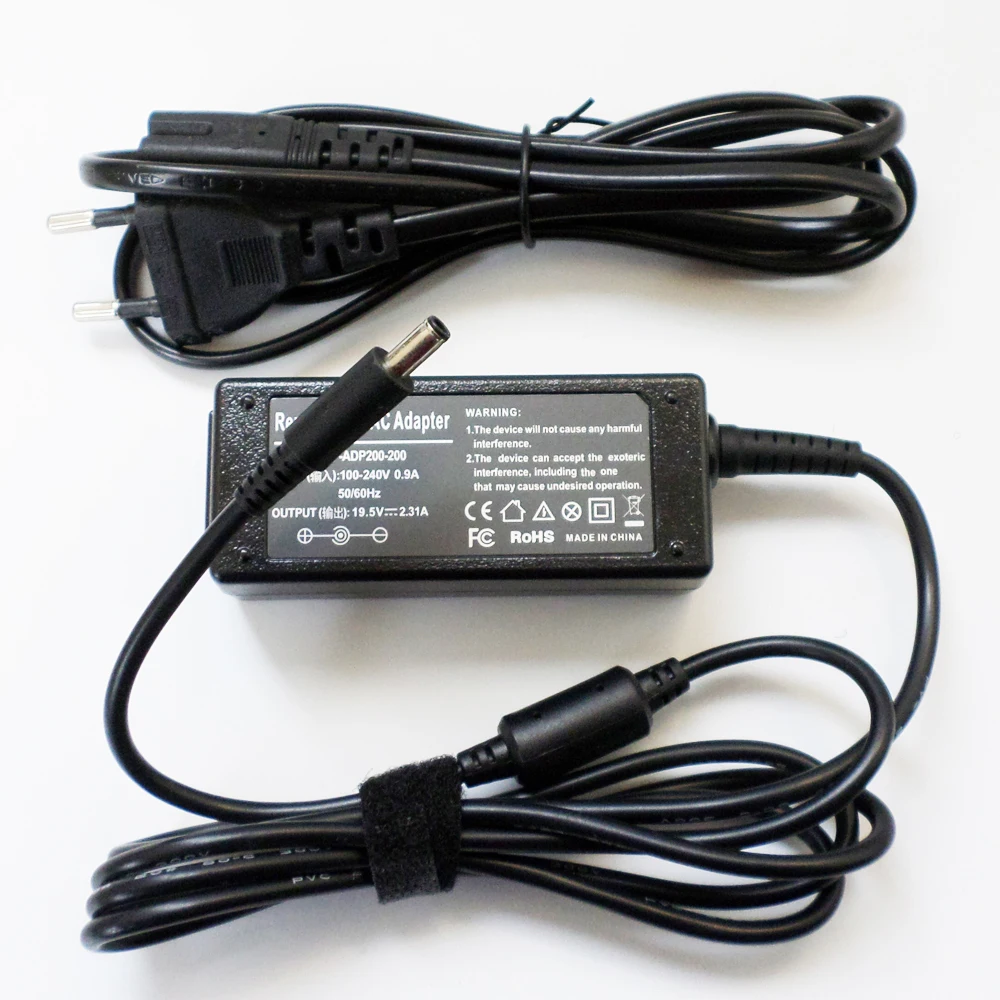 

New 19.5V 2.31A 45W Laptop AC Charger Adapter Power Supply Cord For Dell XPS 11 (9P33) 12 (9Q23) 12 (9Q33) 13 (L321X) 13 (L322X)