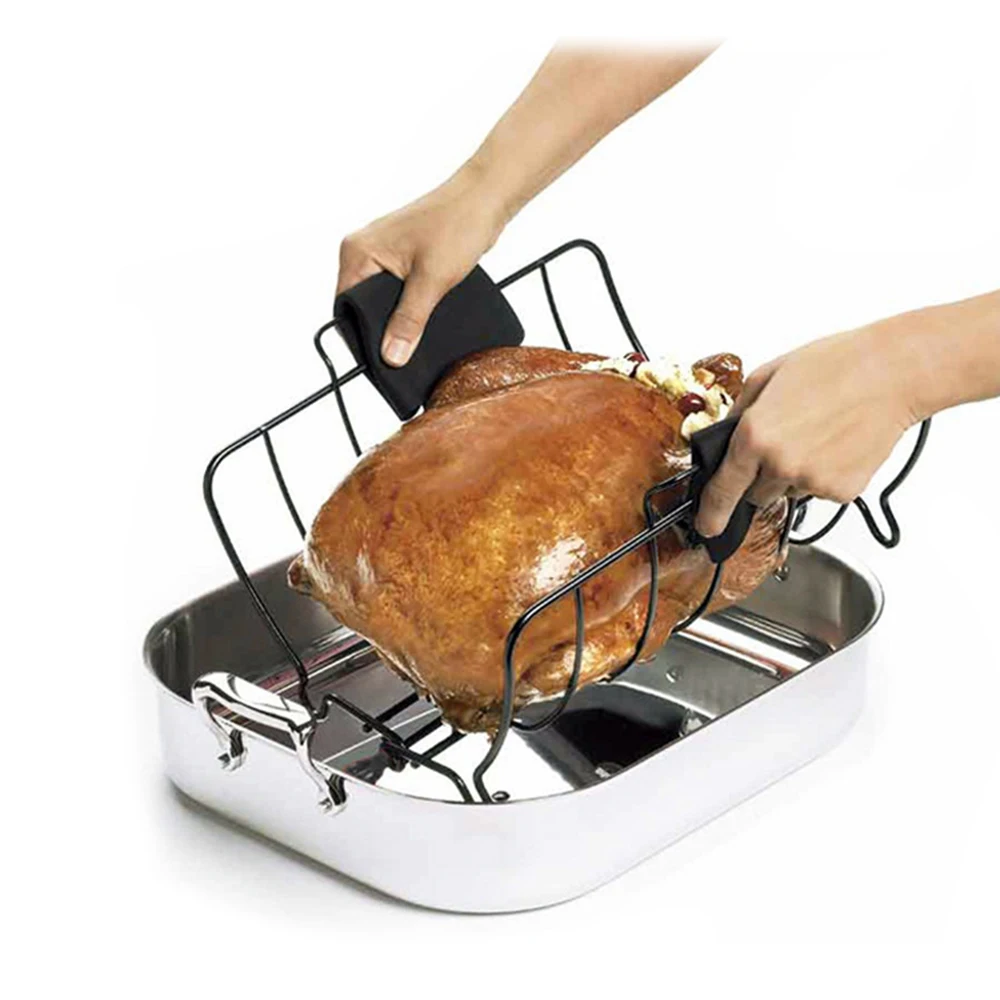 1pc Non-stick Barbecue Grilling High Security Grid Shape BBQ Mat with Heat Resistance Portable Grilled Chicken Stand Non-stick
1pc Non-stick Barbecue Grilling High Security Grid Shape BBQ Mat with Heat Resistance Portable Grilled Chicken Stand Non-stick