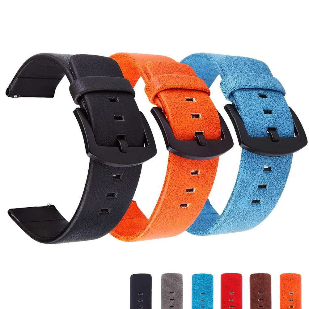 Genuine Leather Watchband 18mm 20mm 22mm 24mm Retro Strap for Samsung Galaxy Watch 42mm 46mm Gear S3 S2 Active 2 Bracelet Band
Genuine Leather Watchband 18mm 20mm 22mm 24mm Retro Strap for Samsung Galaxy Watch 42mm 46mm Gear S3 S2 Active 2 Bracelet Band