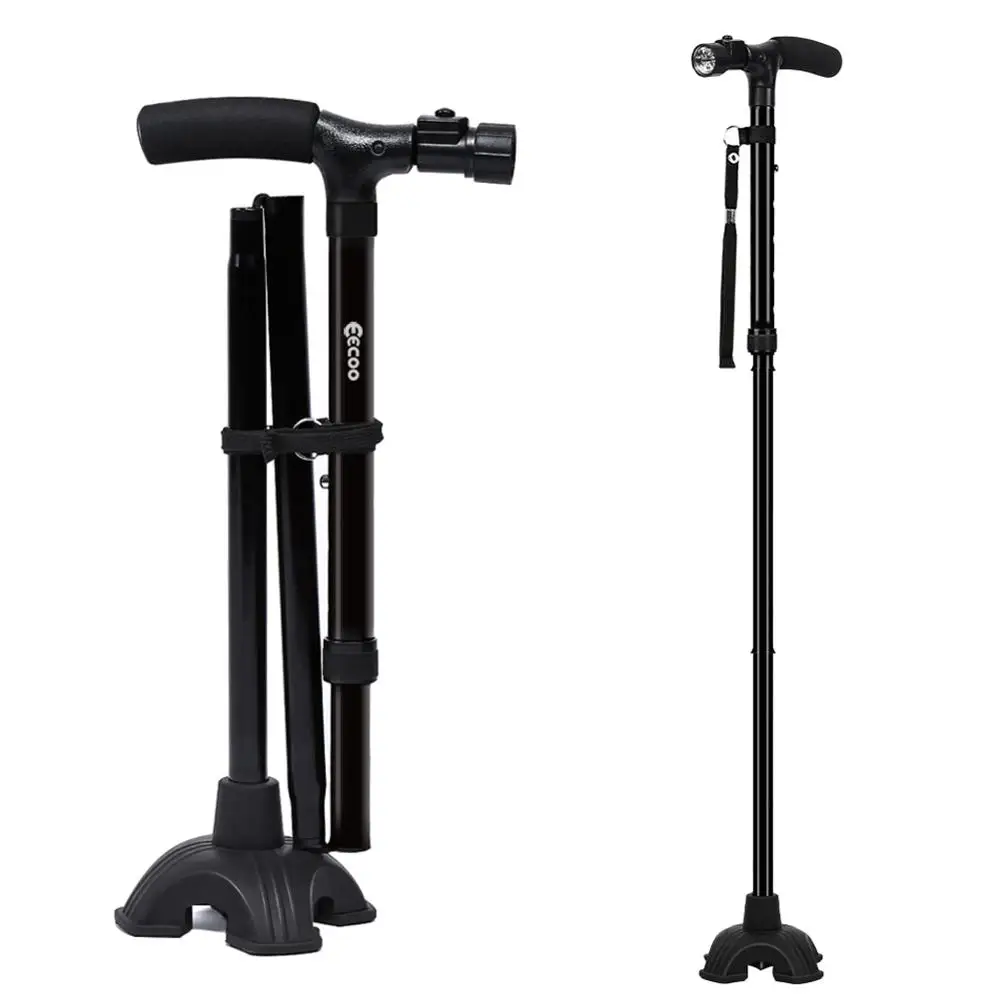 One Cushion Handle Retractable Self Standing Fold Baston Crutch Cane Lightweight Walking Stick with LED Light For Eldly Disable
One Cushion Handle Retractable Self Standing Fold Baston Crutch Cane Lightweight Walking Stick with LED Light For Eldly Disable