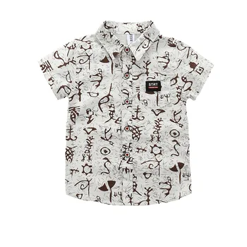 Children Clothes Summer Top Baby Boys Shirt Printed Short Sleeve Shirts Toddler Baby Cotton Blouse Kids Male Cardigan Clothes
Children Clothes Summer Top Baby Boys Shirt Printed Short Sleeve Shirts Toddler Baby Cotton Blouse Kids Male Cardigan Clothes