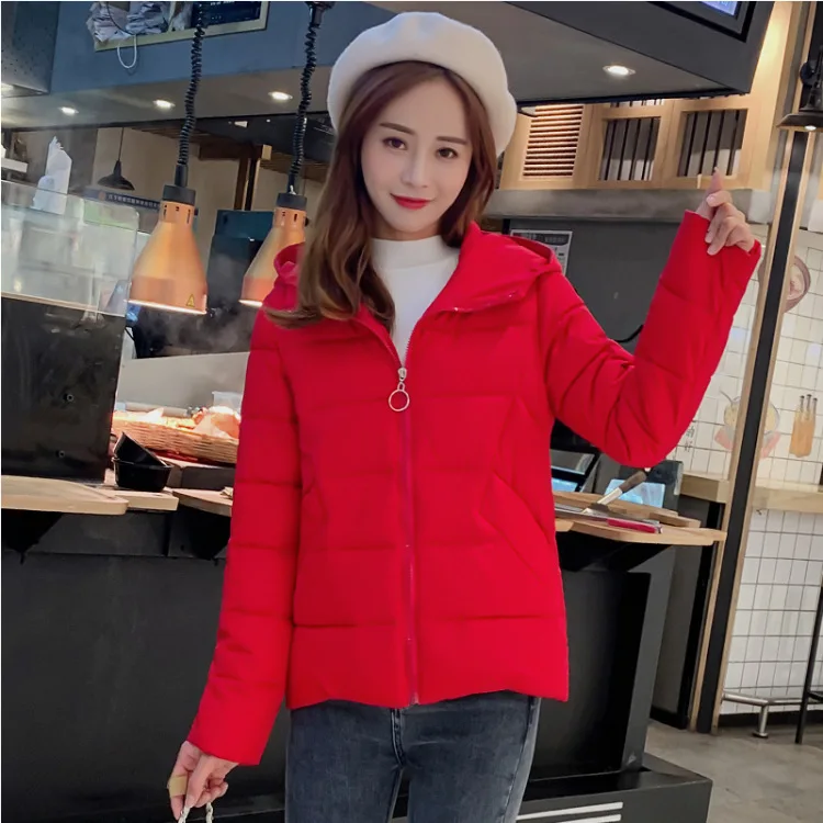 2019 New Style Winter Thin down Jacket Women's Short Slim Fit Ultra-Light Hooded down Coat Cotton Overcoat
2019 New Style Winter Thin down Jacket Women's Short Slim Fit Ultra-Light Hooded down Coat Cotton Overcoat