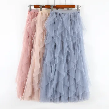 2020 Chic Casual Women Skirts Pink Black Blue Tulle High Waist Pleated Tutu Skirt Ladies Midi Skirt High Waisted Princess Skirts
2020 Chic Casual Women Skirts Pink Black Blue Tulle High Waist Pleated Tutu Skirt Ladies Midi Skirt High Waisted Princess Skirts