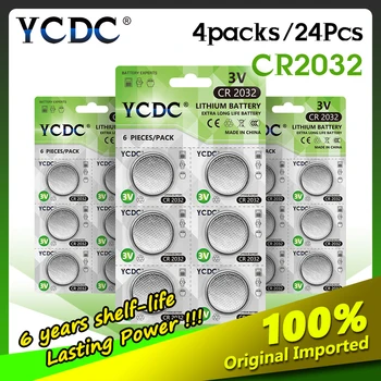 24pcs CR2032 3V Button Cell Lithium Battery CR 2032 DL2032 ECR2032 Battery for Watch Remote Control Computers Calculators Camera
24pcs CR2032 3V Button Cell Lithium Battery CR 2032 DL2032 ECR2032 Battery for Watch Remote Control Computers Calculators Camera