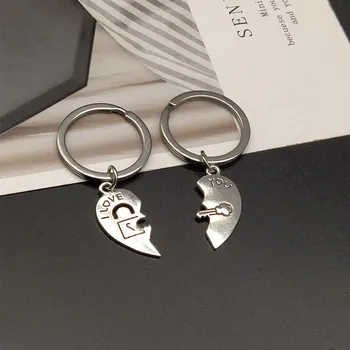 1 Pair Couple LOVE YOU Letter Keychain Heart Silvery Lock Key Chain Souvenirs Valentine's Day Jewelry Gifts
1 Pair Couple LOVE YOU Letter Keychain Heart Silvery Lock Key Chain Souvenirs Valentine's Day Jewelry Gifts
