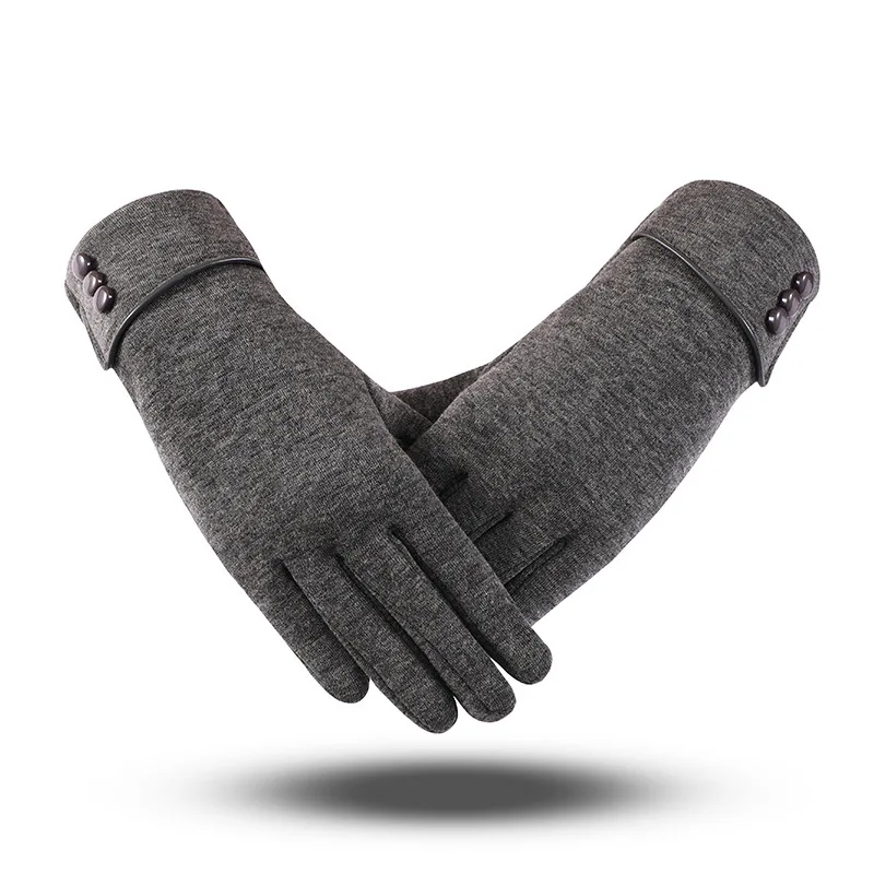 Cross-Border Winter Women's Gloves Three-Button Non-Inverted Velvet Solid Color Cycling Fleece Touch Screen Warm Gloves
Cross-Border Winter Women's Gloves Three-Button Non-Inverted Velvet Solid Color Cycling Fleece Touch Screen Warm Gloves