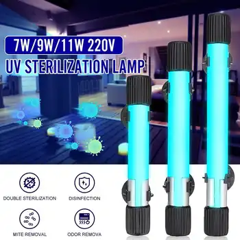 7W/ 9W/ 11W Disinfection Lamp 220V Ultraviolet Germicidal Lamp Disinfection Portable UV Sterilizer Home UVC Hospital Clean air
7W/ 9W/ 11W Disinfection Lamp 220V Ultraviolet Germicidal Lamp Disinfection Portable UV Sterilizer Home UVC Hospital Clean air