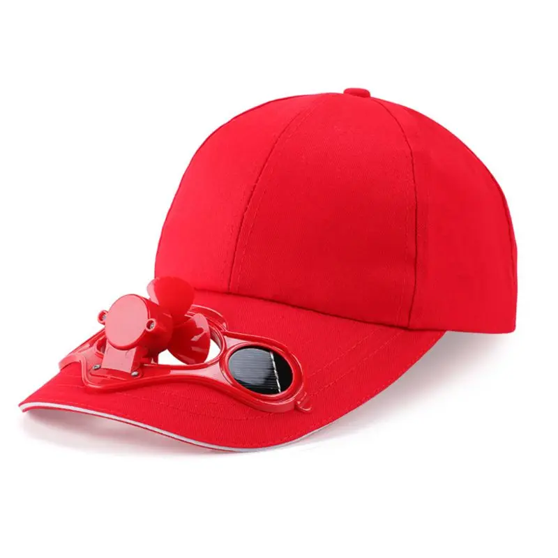 Solar Power Hat Cooling Fan Sun Energy Baseball Cap Unisex Summer Sport Hat NP2 