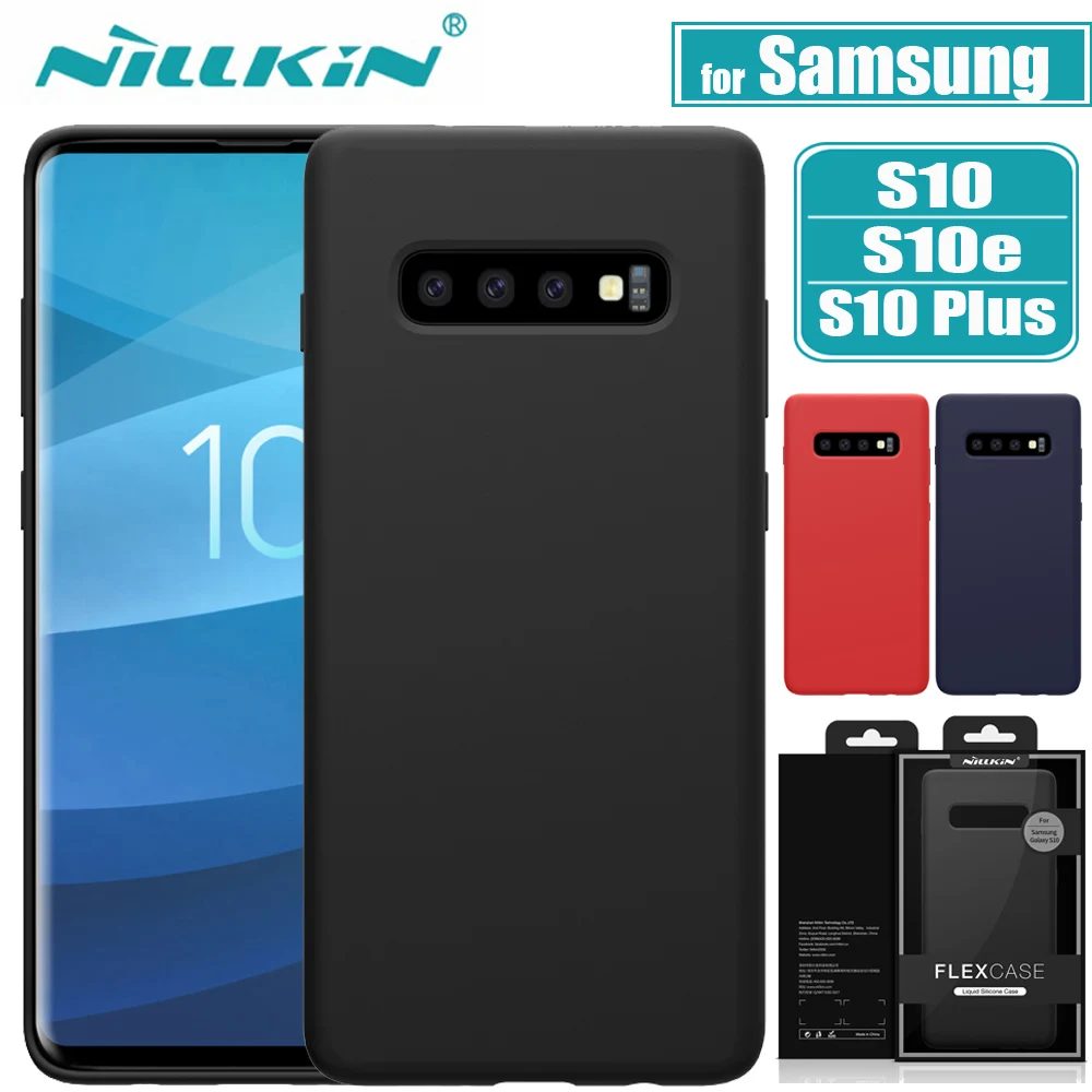 Nilkin for Samsung Galaxy S10 Plus S10E Case Cover Nilkin Flex Pure Soft Liquid Silicone Rubber Cover Case for Samsung S10 Capa
Nilkin for Samsung Galaxy S10 Plus S10E Case Cover Nilkin Flex Pure Soft Liquid Silicone Rubber Cover Case for Samsung S10 Capa