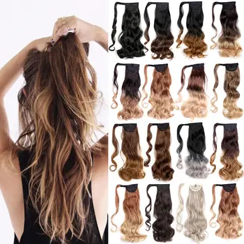 Mtmei Hair 22" Long Wavy Clip in Ponytail Hair Extensions Wrap Around Synthetic Ponytail Fake Hair Pony Tail Grey Blonde Brown
Mtmei Hair 22" Long Wavy Clip in Ponytail Hair Extensions Wrap Around Synthetic Ponytail Fake Hair Pony Tail Grey Blonde Brown